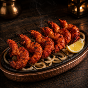 TANDOORI IRANI PRAWNS